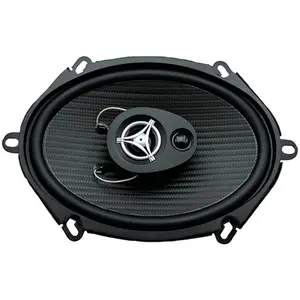 Power Acoustik  Max 500 watt Edge Series Coaxial 3-Way Speakers, Black - 5 in. x 7 in.