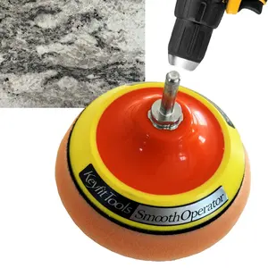 Keyfit Tools SmoothOperator PROFESSIONAL Drill Powered Granite Stone Quartz Marble Countertop Cleaner Polisher Sealer ~HexaMax M780 Proprietary Non Abrasive Cleaning/Polishing/Sealing Compound