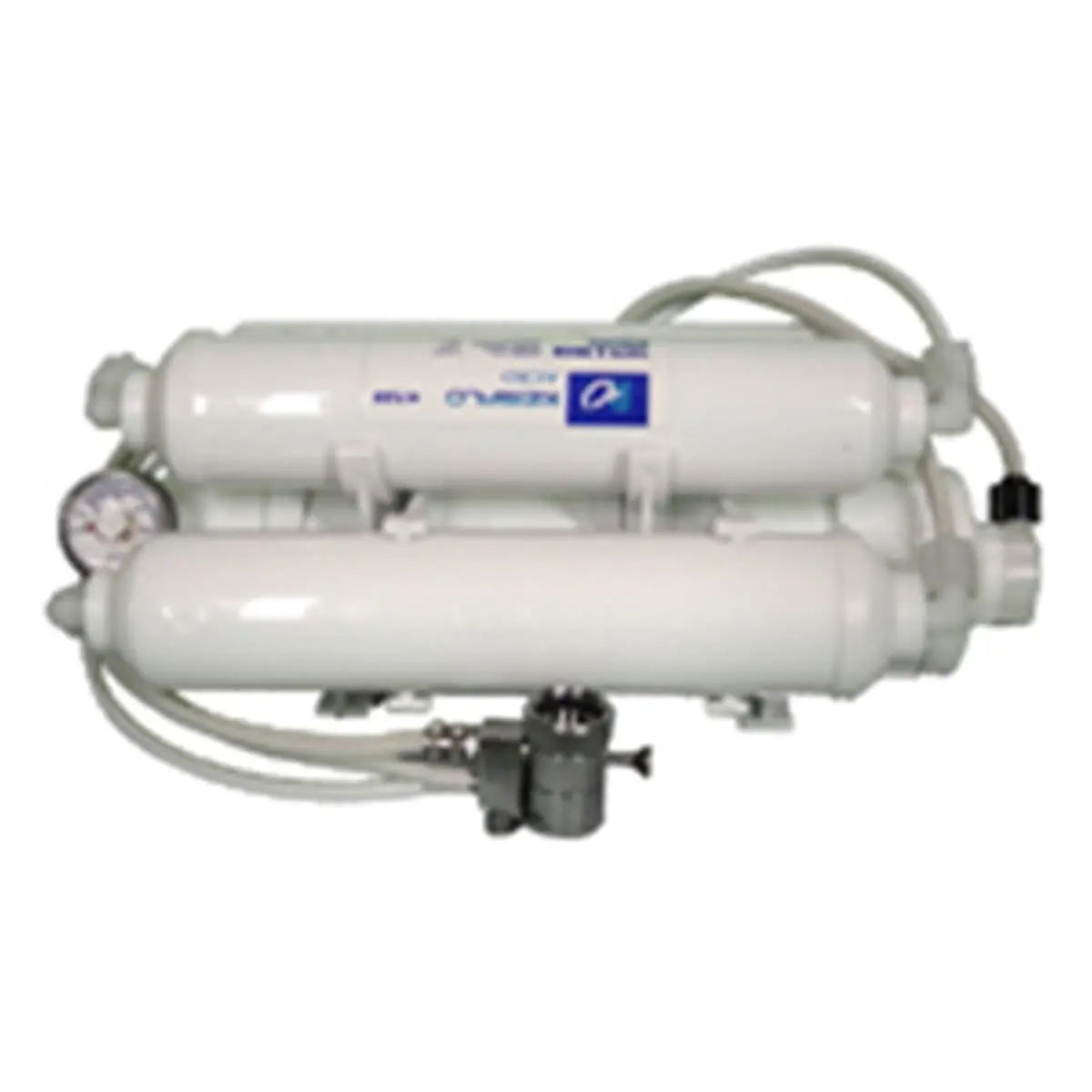 212 MAIN Farris Portable Reverse Osmosis Water Filtration System - 50 GPD Flow, UV Sterilizer Light, Plastic Support Bracket, Pressure Gauge, Calcite Filter for Apartments, Hotels, Travel & Outdoors