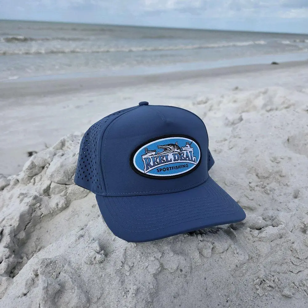 Reel Deal Performance Patch Hat - Blue