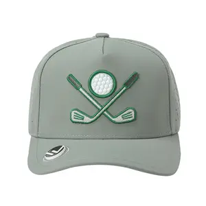 Viral Golf Hat 5-Panel Waterproof Lightweight Rain-Ready Clean Icon Style Adjustable Strap Unisex Design