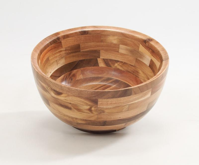 Premium Thick Acacia Wood Salad And Serving Bowl