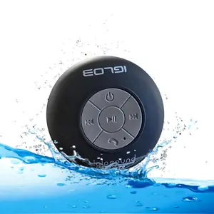 IGLO3 Bluetooth Shower Speaker - Waterproof Speaker for Shower with Suction Cup, Built-in Microphone and Voice Control Bathroom Speaker Bluetooth Waterproof, Shower Speaker Bluetooth Waterproof