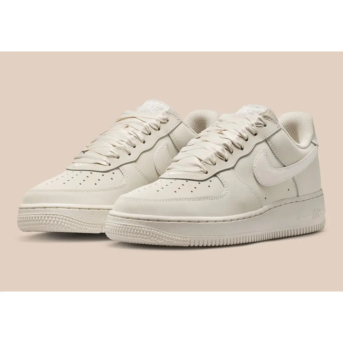 Women's Nike Air Force 1 Low "Beige Ribbon" IR0871-100 Fashion Athletic Sneaker Summer Shoes New