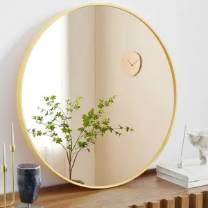 Round Wall Mirror,  Circle Bathroom Mirrors for Over Sink, Entryway, Living Room, Vanity Decor