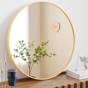 Round Wall Mirror,  Circle Bathroom Mirrors for Over Sink, Entryway, Living Room, Vanity Decor
