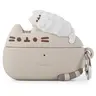 iFace Pusheen the Cat AirPods 3rd Gen Case (Pusheen & Stormy) - Carabiner Clip Included, Cute Silicone Protective Cover Figure Type