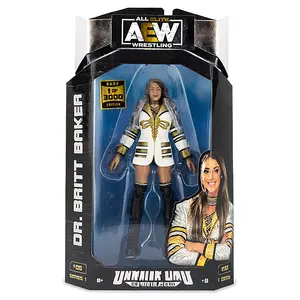 (Rare 1 of 3000) Britt Baker - AEW Unmatched Series 1 Jazwares AEW Toy Wrestling Action Figure