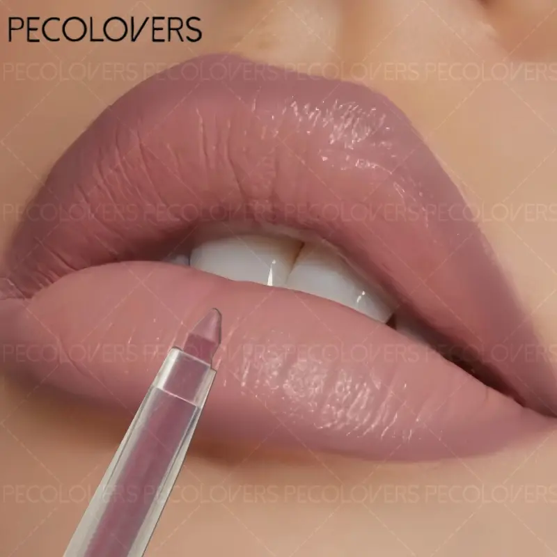 1PC Natural High Pigmented Fast Dry Film Lip Liner Mousse Plump Lip Liner Set Lasting Waterproof Sweat Proof Moisturizer Lipliner