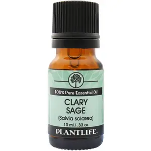 Plantlife Clary Sage Essential Oil 10 ml – Soft Herbal Aromatherapy Oil for Balance & Calm