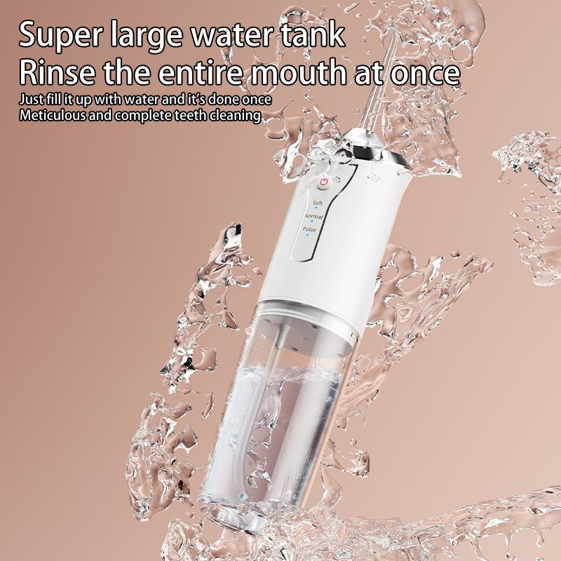 valentine gifts Rechargeable Water Flosser, Cordless DentalFlosser, Portable Oral Irrigator with 4 Counts JetTips, Waterproof Teeth Cleaner, 3 Modes Teeth~anina Toolfor Home & Travel #ToP Picks