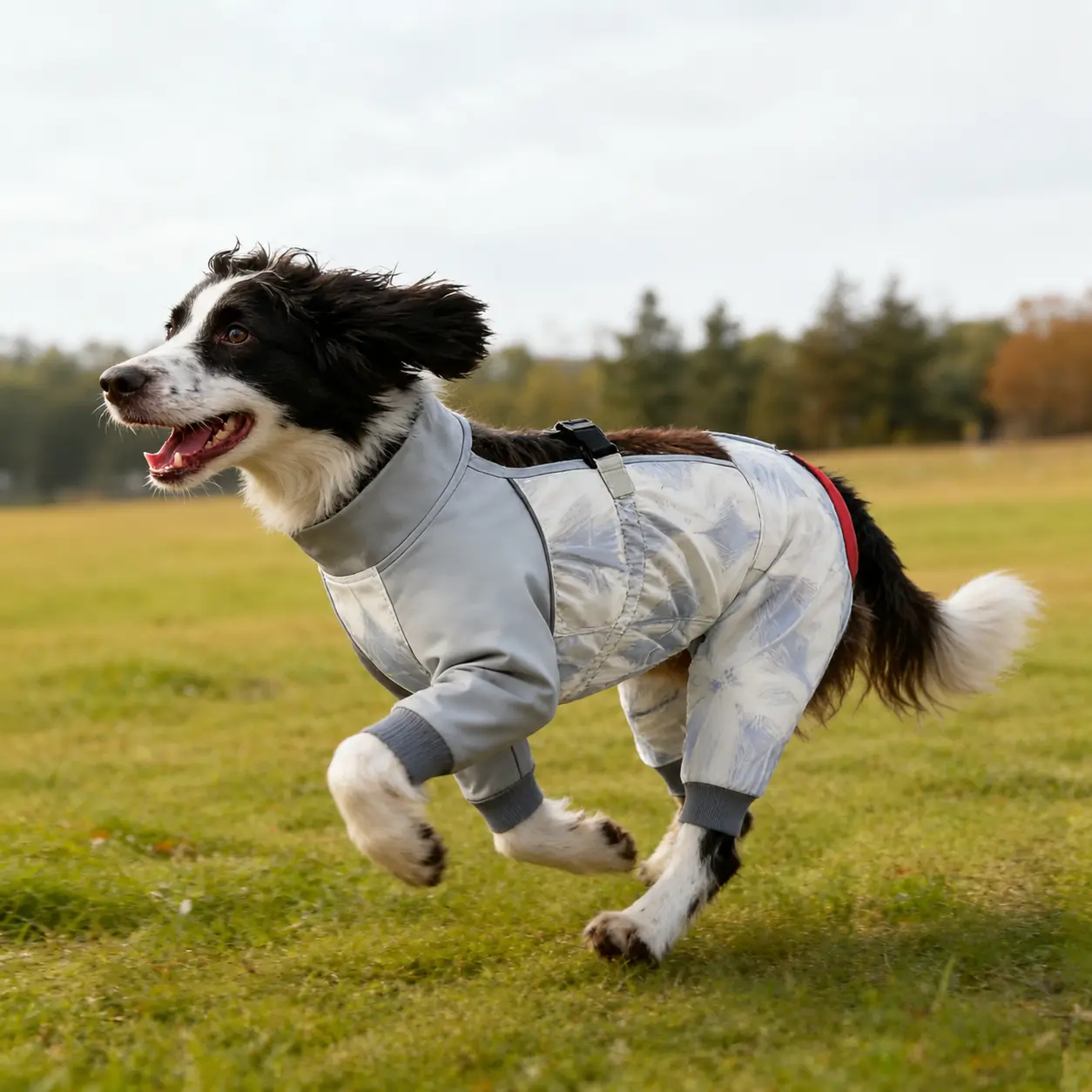 Waterproof Dog Jumpsuit – Full-Body Mud Suit for Medium & Large Dogs with Leash-Friendly Collar | HoppePet