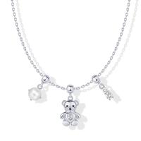 Teddy Bear - White Gold