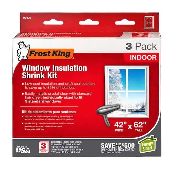 Indoor Window Insulation Kit (3 per Pack) Indoor Window Insulation Kit (3 per Pack)