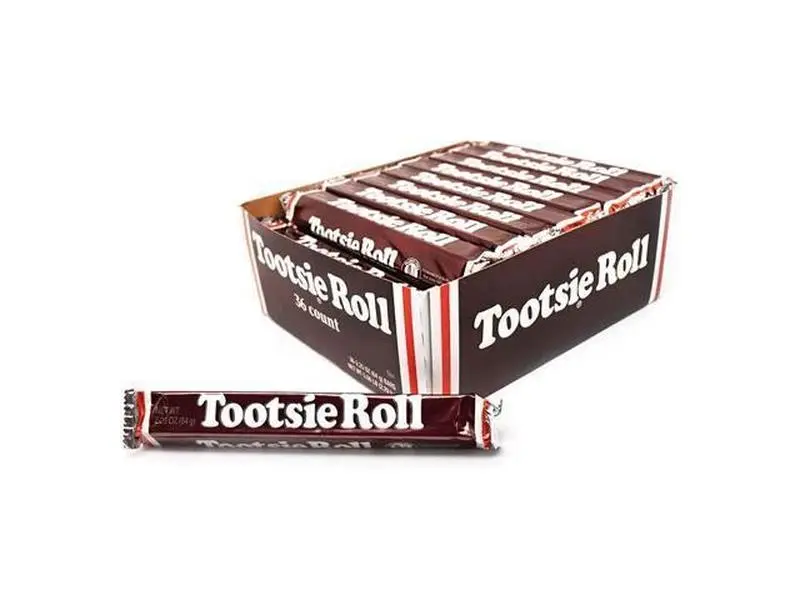Tootsie Roll Bars, 2.25 Ounce Rolls 36 count tray