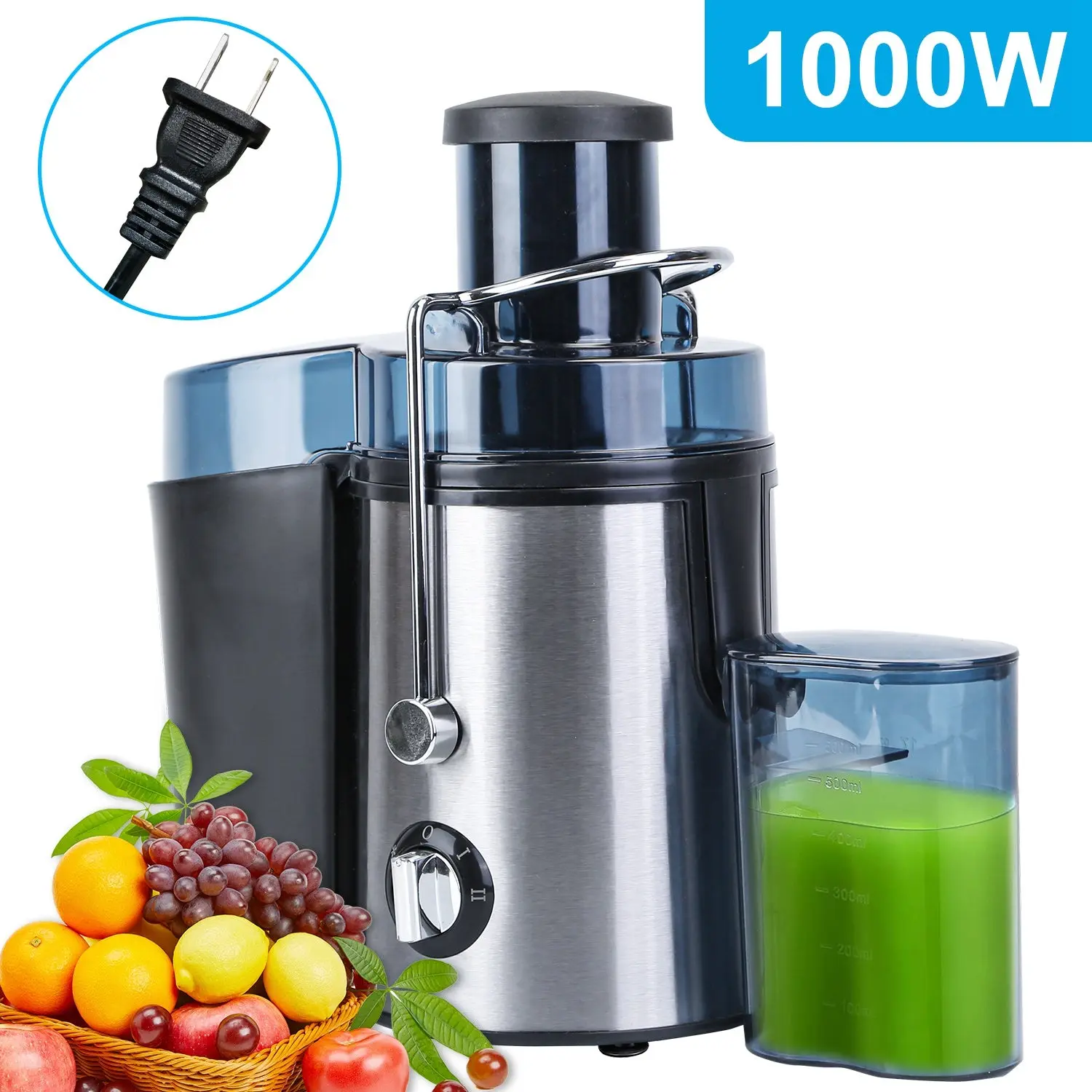 Centrifugal Juicer – 2-Speed Electric Juice Extractor