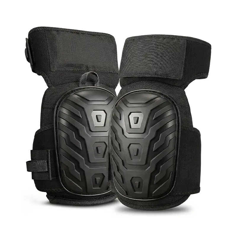 HOMUG Work Knee Pads for Men & Women, heavy-duty knee protection with double gel cushion, extra-thick foam & adjustable non-slip straps for flooring, roofing, gardening & DIY work