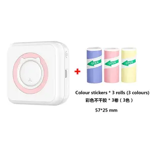 Mini Error-Correcting Printer, Inkless, Bluetooth Connection, Sticky Note Printing, Label Printer, Gift