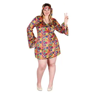 Female Hippy Women's Plus Size Costume