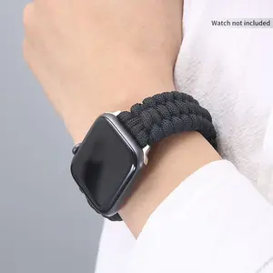 Men's Nylon Stainless Steel Mountaineering Buckle Watch Band for Apple Watch Series 11/10/9/8/7/se/6/5/4 Ultra, Outdoor Sports Strap, Smart Watch Straps, Smartwatch Strap, Smart Watch Accessories