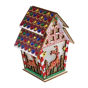 Gem House - Gingerbread Reindeer Diamond Painting Kit