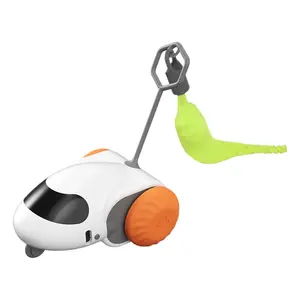 New Smart Electric Cat and Dog Toy Car, Self-Entertainment and Boredom Relief, Remote-Controlled Cat Teaser Car