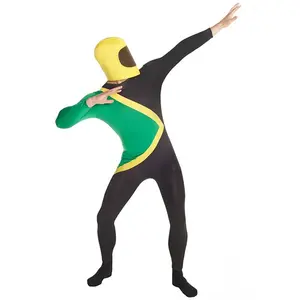 Men's Jamaican Bobsled Team Morphsuit Costume