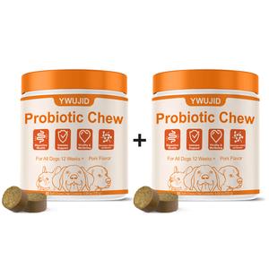 8-in-1 Multivitamin Soft Chews for Dogs – Probiotics, Gut & Immune Support – Natural Pork Flavor