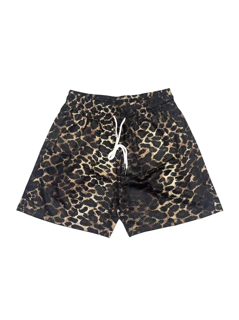 stussy basic mesh short leopard - TikTok Shop