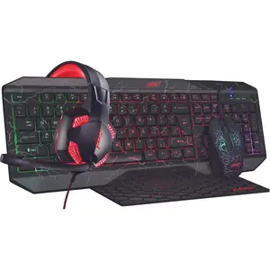 4-IN-1 PRO GAMING KIT HEADPHONES  KEYBOARD  MOUSE - MOUSEPAD