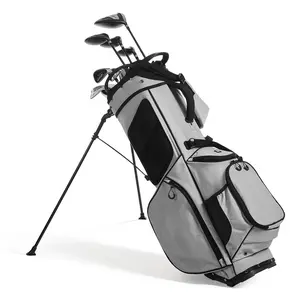 Golf Cart Bag, 14 Way Top Divider Organizer, 2-in-1 Golf Club Bag with Full-length Divider, Dual Shoulder Straps, Support Legs, Rain Hood, Storage Pockets, Lightweight Polyester for Men & Women