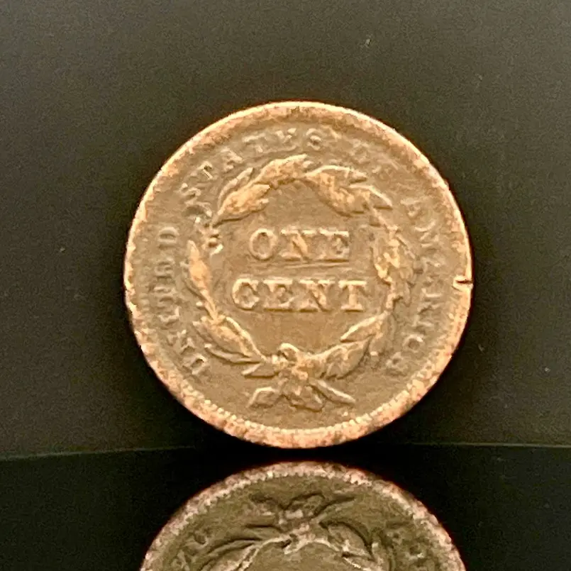 Random Date Large Cent, Genuine CoinHub Holder