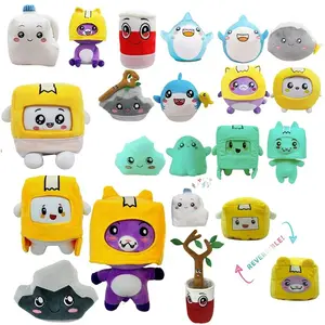 New LankyBoxes Plush Toy Removable Cartoon Animal Figure Pillow Soft Stuffed Animals Doll For Children Birthday Christmas Gift