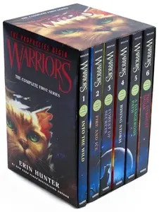 Warriors Box Set: Volumes 1 to 6: The Complete First Series -- Erin Hunter - Boxed Set