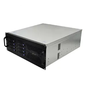 4U 630MM Depth 8 Bays HDD Trays Hotswap Server Case Support 8 Full-height PCI/PCIE Expansion slots Can Install ATX PSU