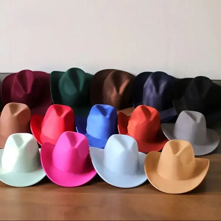 Western Cowboy, Cowgirl Hat, Adjustable Cotton & Polyester, Men Women - One Size Fits Most