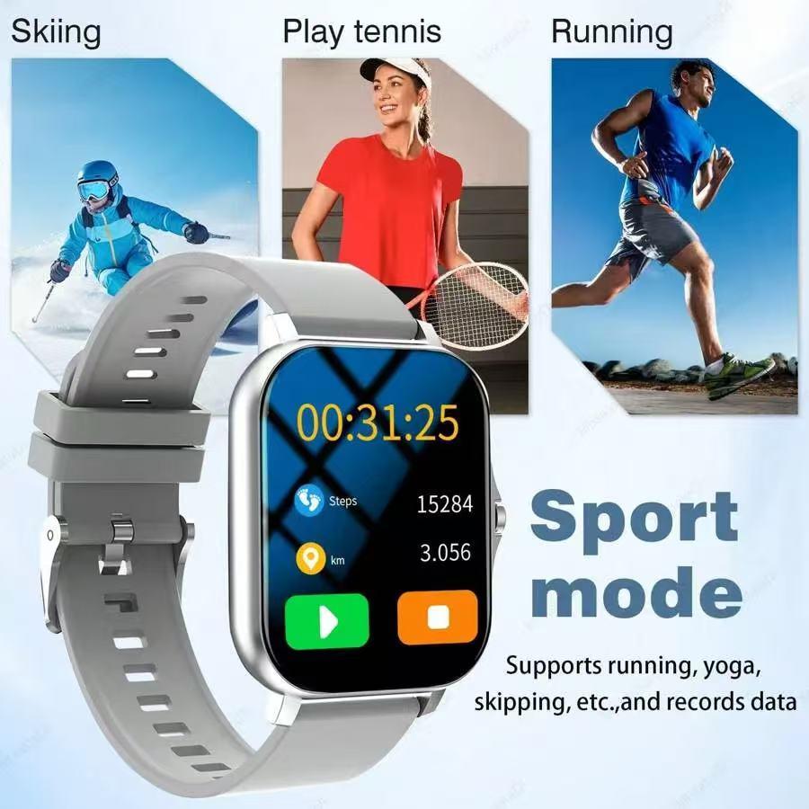 MixtataDi Smart Watch,Multifunctional Sports Smartwatch, Wireless Calls/Wireless Music, Message Notification,Customizable Watch Faces, Multiple Sports Modes, Compatible With Android,Unisexo