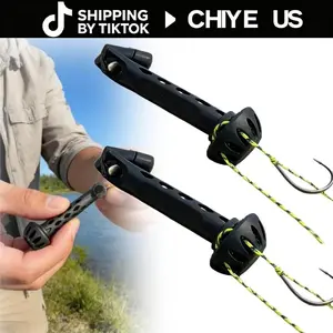 Fly Roost 2.0: Magnetic,Fly Tying Tool and Holder; Knot Assist for Threading Hooks with Cold Hands or Low Light, Fishing Accessory to Easily Rig Small Flies & Tippet on Water,Easily Thread & Knot Flies from Size 24 Up to Size 6,Christmas Gift