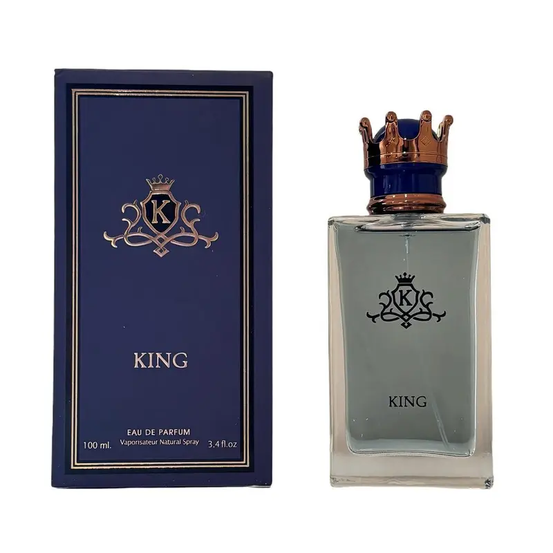 Secret Plus KING FOR MEN 3.4fl.oz, Top notes are Juniper Berries, Orange, Perfume for men, Gift for man fragrance Woody Amber Scent