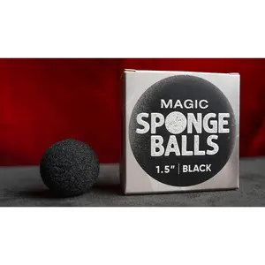 Magic Sponge Balls 4PK BLACK 1.5" by Murphy's Magic