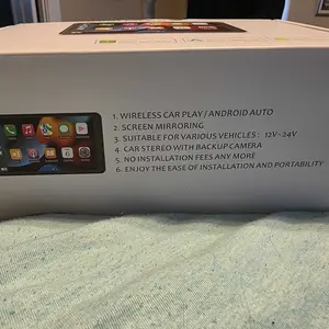 【PASLDA】New Year Gift ：2026 Upgraded Wireless CarPlay Screen for Andriod & Iphone : The Ultimate Portable Car Play Adapter for Seamless In-Car Entertainment