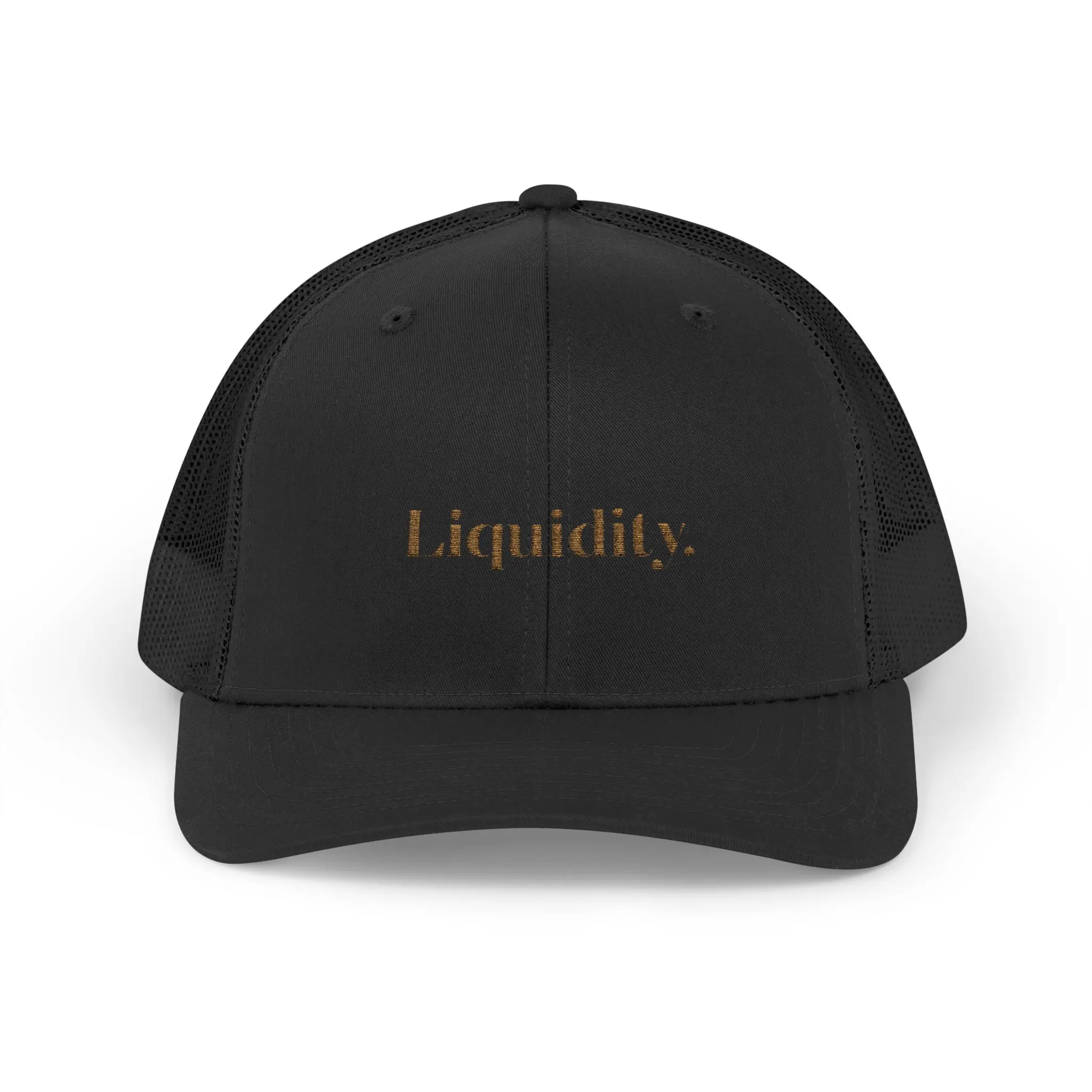 Snapback Trucker Cap - Liquidity Hat for Traders, Professional Trading Cap, Stock Market Snapback, Finance Gift, Day Trader Hat