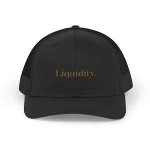 Snapback Trucker Cap - Liquidity Hat for Traders, Professional Trading Cap, Stock Market Snapback, Finance Gift, Day Trader Hat
