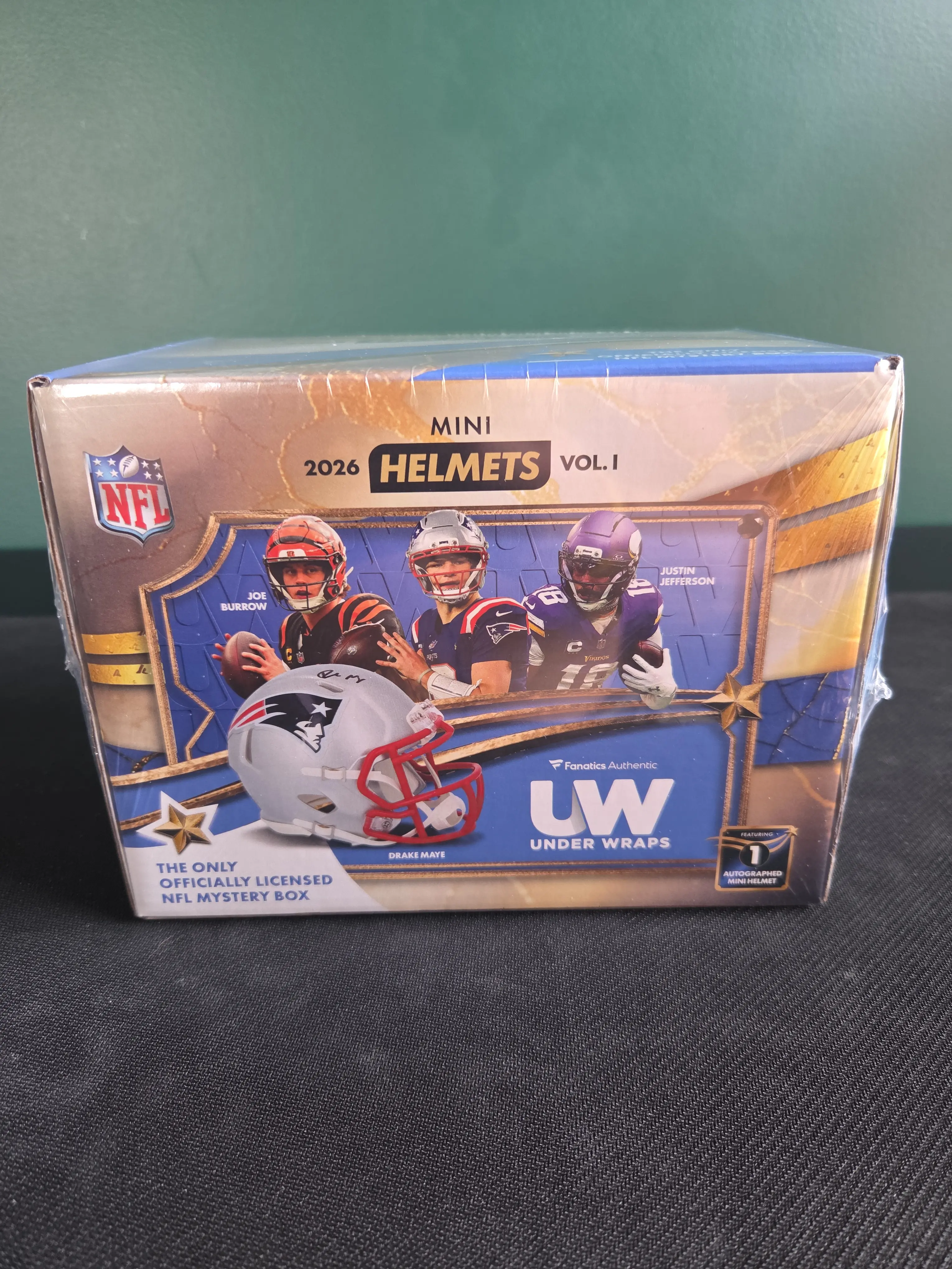 NFL 2026 Under Wraps Autographed Replica Mini Helmets