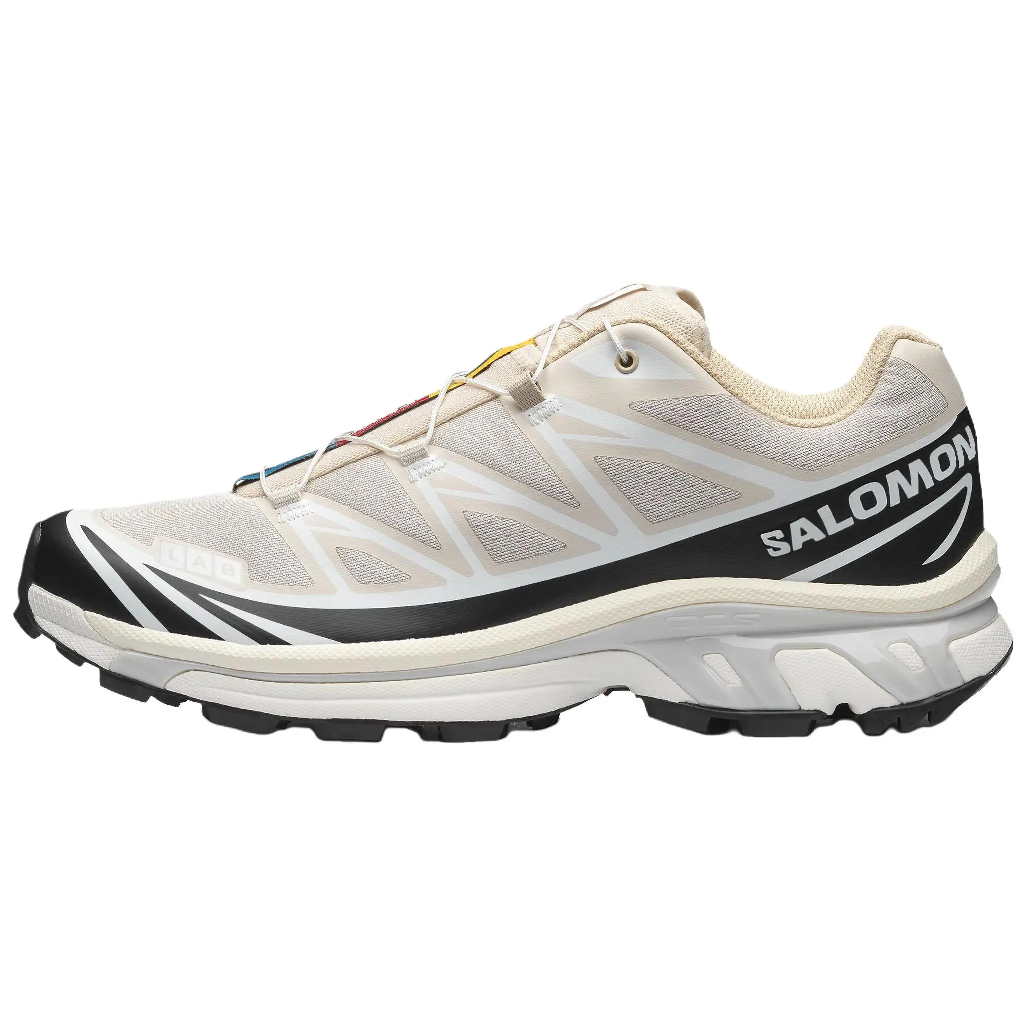 Salomon XT-6 'Rainy Day Black White' Men's Water Resistant Running Trail Running Shoes, Sport Sneaker, Men's Running Shoes