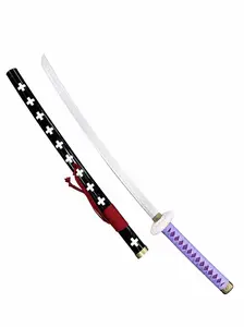 Kinstore 41" One a Piece Trafalgar Law Plastic Samurai Sword for Cosplay Kikoku Plastic Katana Replica