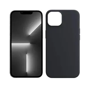 Black Phone Cover Compatible With iPhone 11 12 13 14 15 16 17 Pro Max Silicone Black Case Compatible With iPhone X XS Max XR