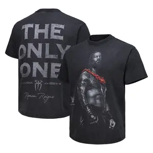 Roman Reigns The Only One WWE Tribal Chief Bloodline Vintage Wrestling Graphic T Shirt Head of the Table Champion Fan Unisex Retro Wrestling Tee