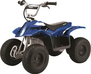 Razor Kids Electric Off Road Mini Dirt Quad Bike 4 Wheeler ATV 24 Volt, Blue