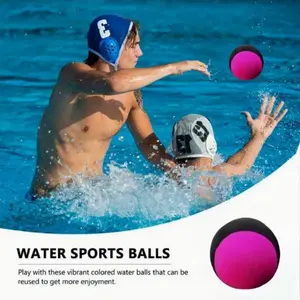 Durable Soft Rubber Ball, Waterproof Elasticity, Ideal for Beach Activities, Fitness, Stress Relief, Swimming Pool Floats, Water Games, Reusable Water Ball